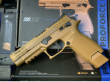 T SIG AIR P320 M17 6mm Gas Version GBB Pistol ( Tan )
